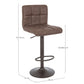 SGABELLO BAR GREYSON MARRONE VINTAGE