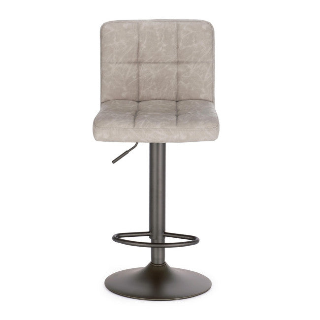 SGABELLO BAR GREYSON GRIGIO CHIARO VINT
