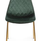 SEDIA TERRY VELLUTO VERDE SCURO
