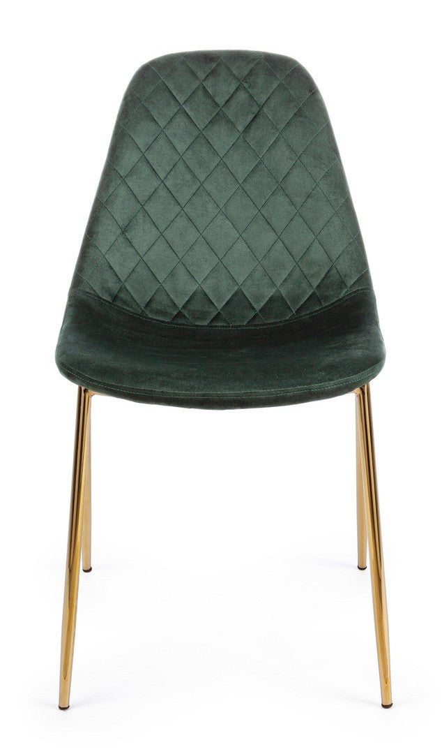 SEDIA TERRY VELLUTO VERDE SCURO