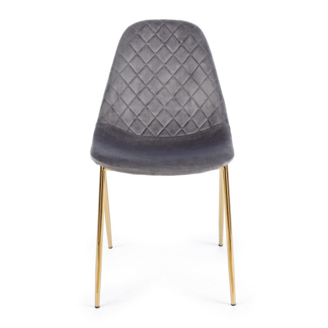 SEDIA TERRY VELLUTO GRIGIO SCURO