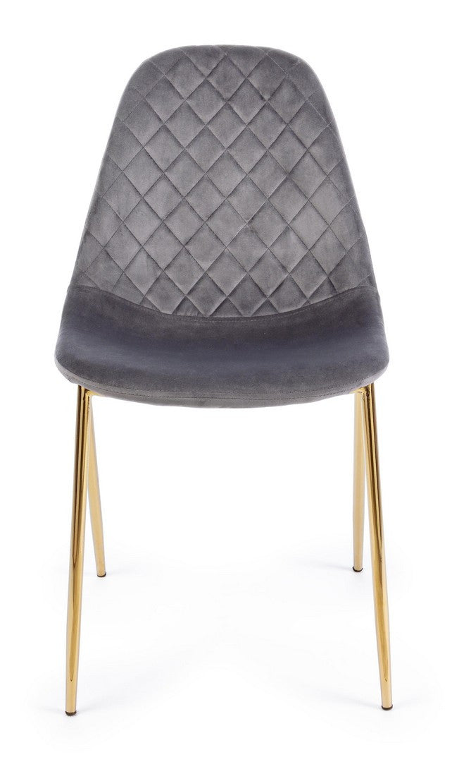 SEDIA TERRY VELLUTO GRIGIO SCURO