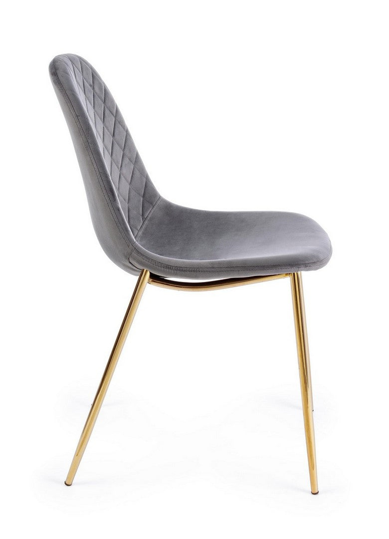 SEDIA TERRY VELLUTO GRIGIO SCURO