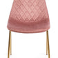 SEDIA TERRY VELLUTO ROSA