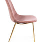 SEDIA TERRY VELLUTO ROSA