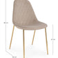 SEDIA TERRY VELLUTO TORTORA
