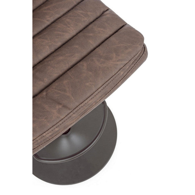 SGABELLO BAR CONNOR MARRONE VINTAGE