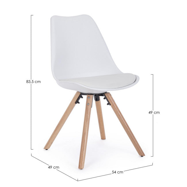 SEDIA NEW TREND BIANCO