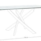 PIANO RETT TAV.GEORGE TRASPARENTE 160X90