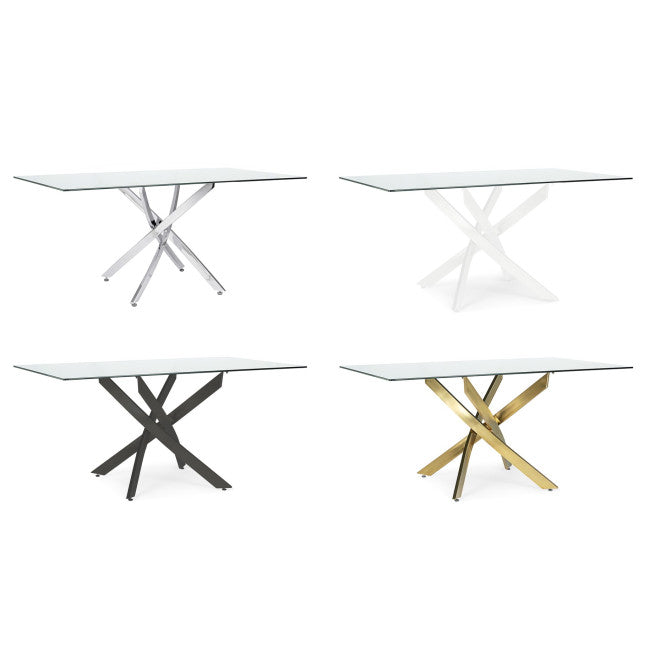 PIANO RETT TAV.GEORGE TRASPARENTE 160X90