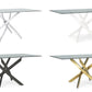 PIANO RETT TAVOLO GEORGE FUME' 160X90