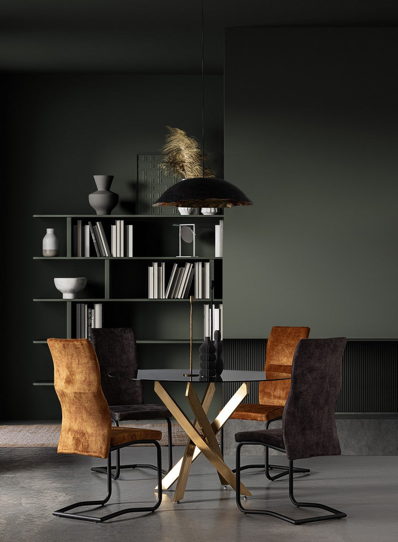 BASE TAVOLO GEORGE ORO D120