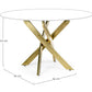 BASE TAVOLO GEORGE ORO D120