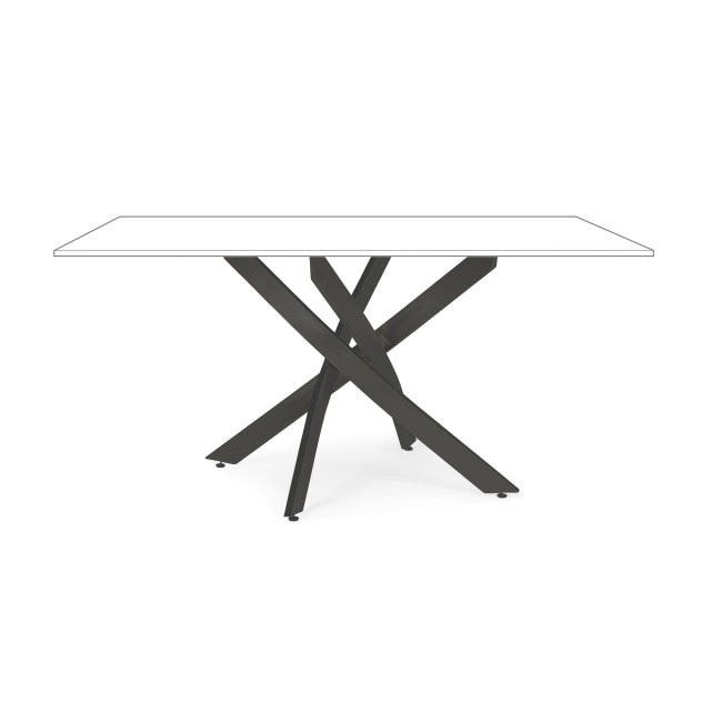 BASE TAVOLO GEORGE NERO 160X90