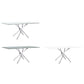 BASE TAVOLO GEORGE CROMO 160X90