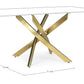 BASE TAVOLO GEORGE ORO 160X90