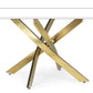 BASE TAVOLO GEORGE ORO 160X90