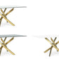 BASE TAVOLO GEORGE ORO 160X90