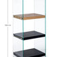 LIBRERIA 4P LINE WOOD NERO