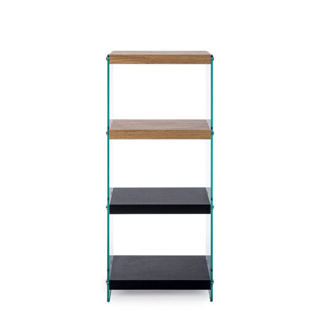 LIBRERIA 4P LINE WOOD NERO