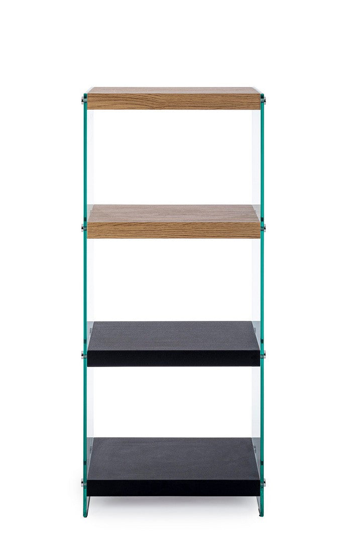 LIBRERIA 4P LINE WOOD NERO