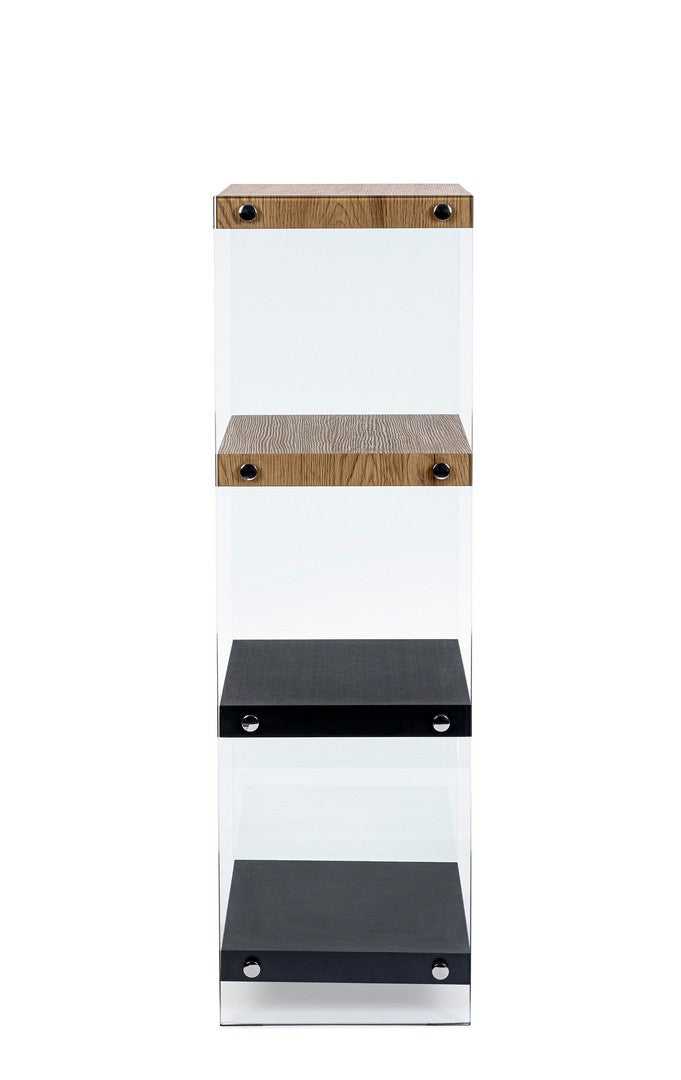 LIBRERIA 4P LINE WOOD NERO