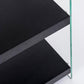 LIBRERIA 4P LINE WOOD NERO