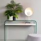 CONSOLLE 2P LINE WOOD BIANCO 110X35