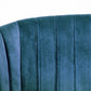 SEDIA QUEEN VELVET BLU