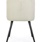 SEDIA QUEEN VELVET BIANCO