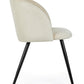 SEDIA QUEEN VELVET BIANCO