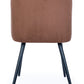 SEDIA QUEEN VELVET RUGGINE