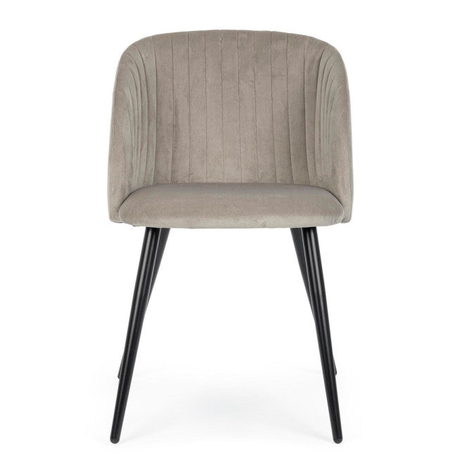 SEDIA QUEEN VELVET TORTORA