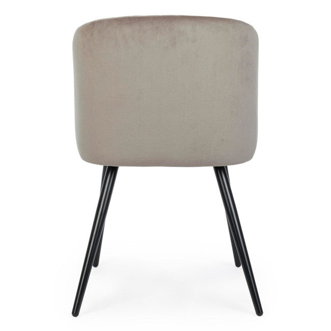 SEDIA QUEEN VELVET TORTORA