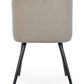 SEDIA QUEEN VELVET TORTORA