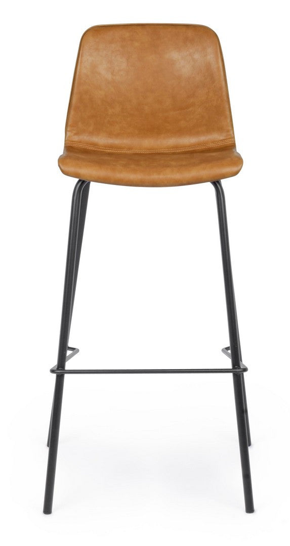 SGABELLO BAR KYRA PU CUOIO VINTAGE