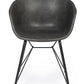 SEDIA WARHOL PU ANTRACITE VINTAGE