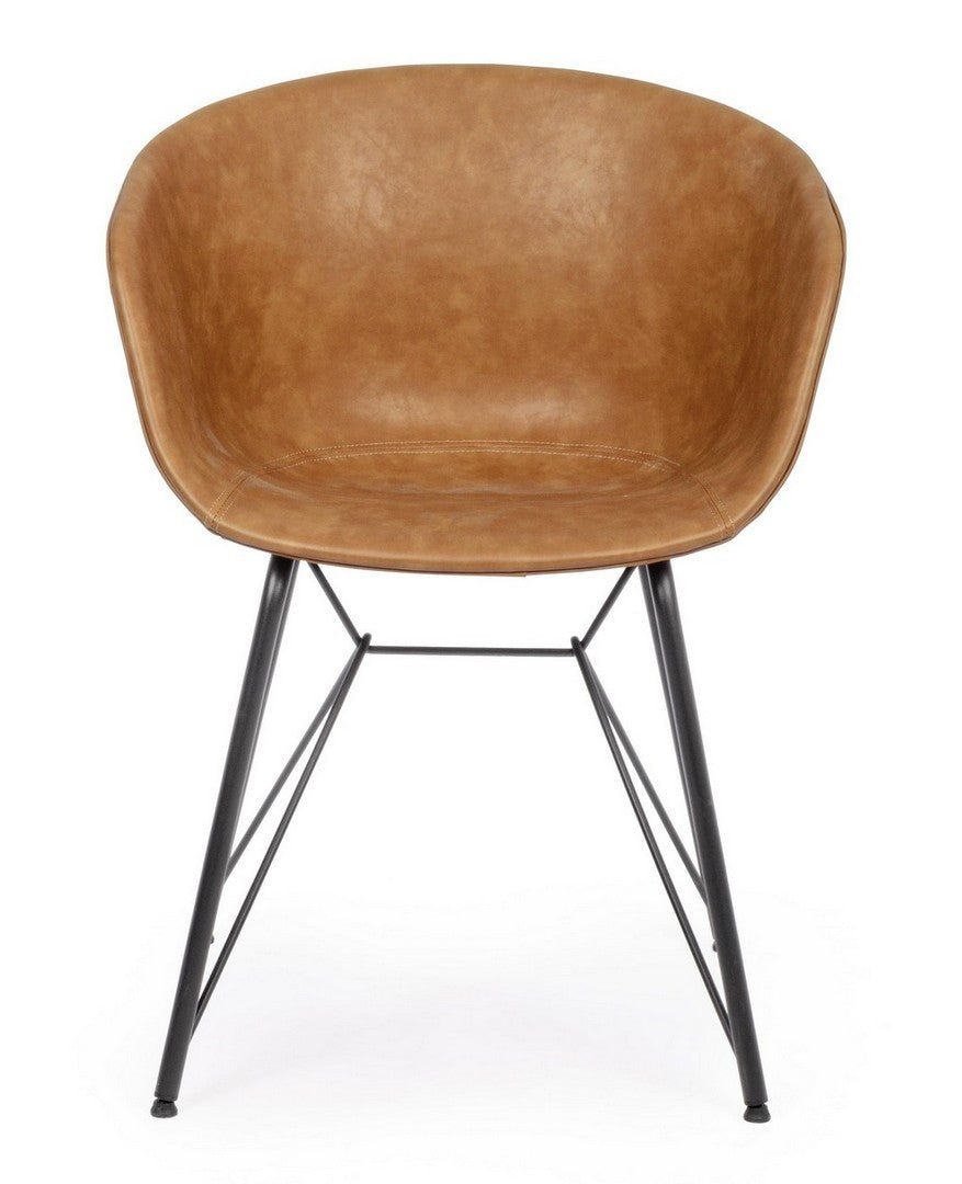 SEDIA WARHOL PU CUOIO VINTAGE
