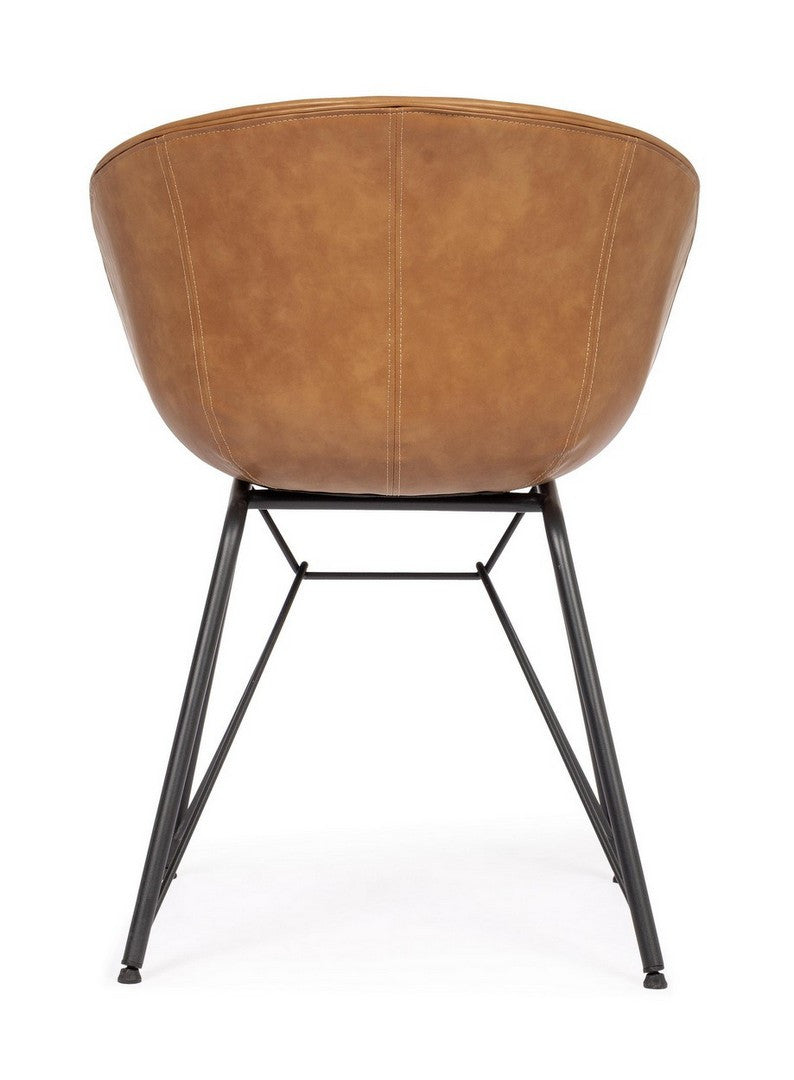SEDIA WARHOL PU CUOIO VINTAGE
