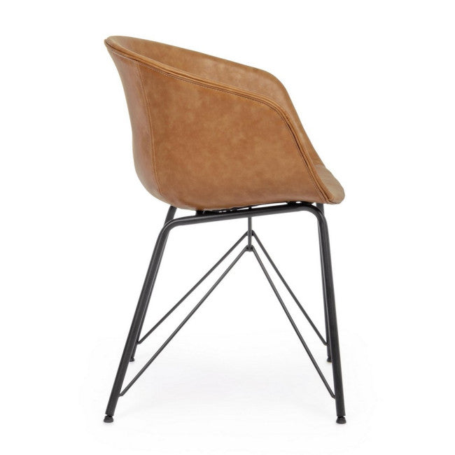 SEDIA WARHOL PU CUOIO VINTAGE