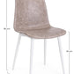 SEDIA KYRA BIANCO PU BEIGE VINTAGE