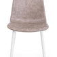 SEDIA KYRA BIANCO PU BEIGE VINTAGE