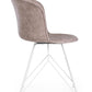 SEDIA LOFT BIANCO PU BEIGE VINTAGE