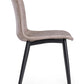 SEDIA KYRA NERO PU BEIGE VINTAGE