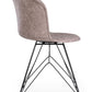 SEDIA LOFT NERO PU BEIGE VINTAGE
