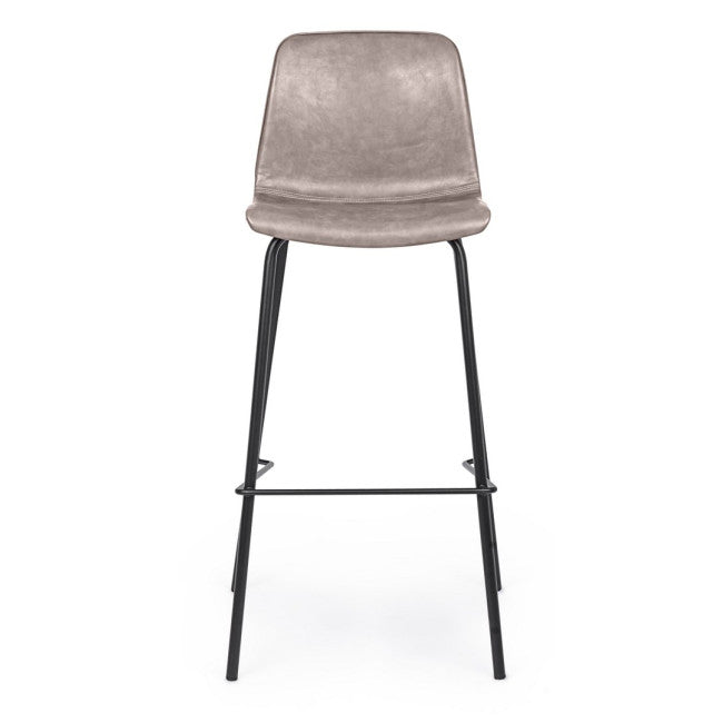 SGABELLO BAR KYRA PU BEIGE VINTAGE