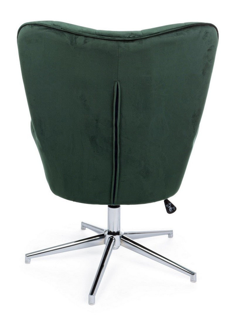 POLTRONA FARIDA VELLUTO VERDE