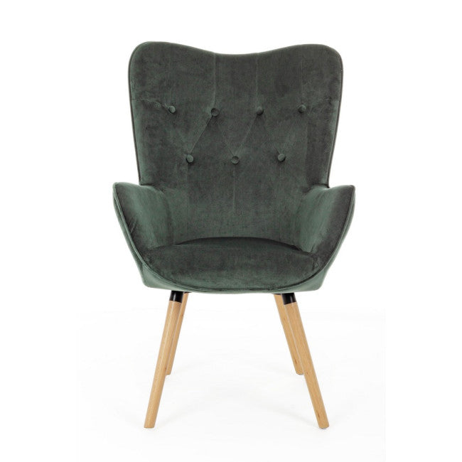 POLTRONA JULIET VELVET VERDE BOSCO