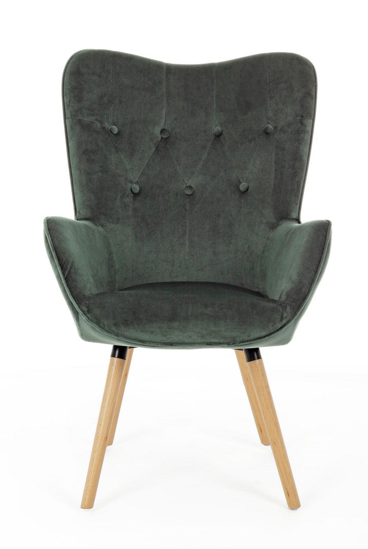 POLTRONA JULIET VELVET VERDE BOSCO