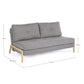 DIVANO LETTO 2P HAYDEN GRIGIO
